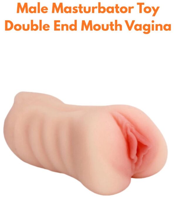 Male Masturbator Toy Double End Mouth Vagina