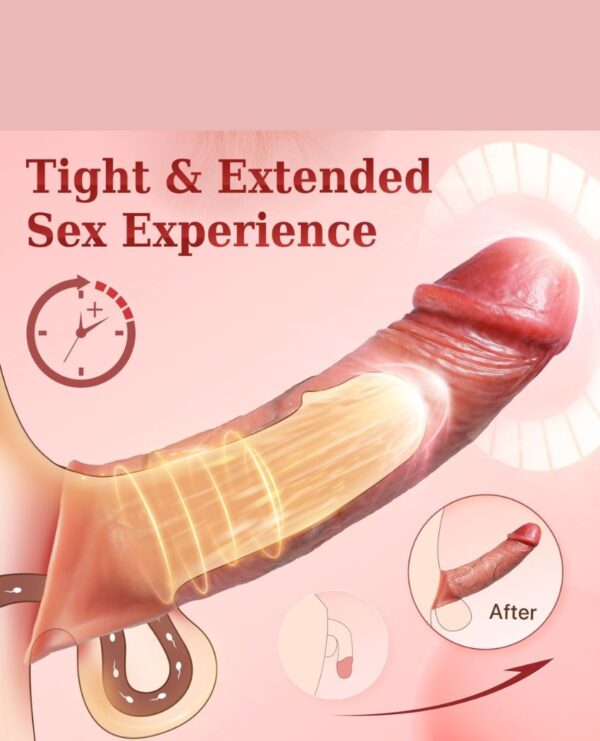 Penis Sleeve Vibrating Extender